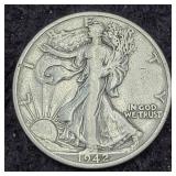 1942-S WALKING LIBERTY HALF DOLLAR