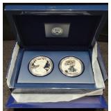 2012 AMERICAN EAGLE SAN FRANCISCO 2 COIN SILVER