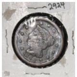 1848 LARGE CENT