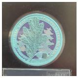 2019 GERMANIA MINT 'JANUARY' OAK LEAF 1 OZ