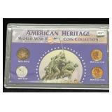 AMERICAN HERITAGE WORLD WAR II COIN COLLECTION