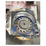 Around 20 sorted size sawblades