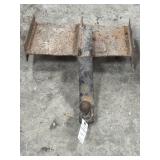 Homemade forklift hitch