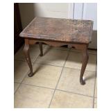 3 GRANITE TOP QUEEN ANN COFFEE TABLES &
