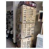 4 DISPLAY CABINET PULLS - 7 BOXES ADDITIONAL