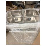 6 DOUBLE COMPARTMENT SS SINK