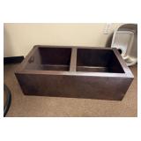 COPPER DOUBLE FARM HOUSE 50/50 SINK