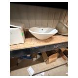 19 PORCELAIN SINKS - 16 OF THEM