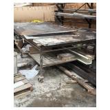 12ft steel roll around table