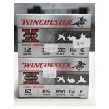50 RDS WINCHESTER 12 GA SHOT SHELLS 2-3/4"