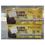 20 RDS FIOCCHI GOLDEN TURKEY 12 GA SHOT SHELLS