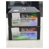40 RDS HORNADY BLACK 450 BUSHMASTER AMMO