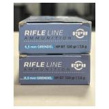 40 RDS PPU 6.5mm GRENDEL AMMO 120 GRAIN