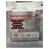 25 RDS WINCHESTER 28 GA SHOT SHELLS 2-3/4"