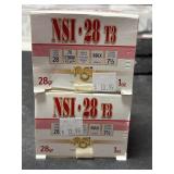 50 RDS NSI 28 GA SHOT SHELLS 2-3/4" - 7-1/2 SHOT