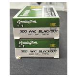40 RDS REMINGTON 300 AAC BLACKOUT AMMO 220 GRAIN