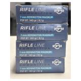 80 RDS PPU 7mm REM MAG AMMO 140 GRAIN