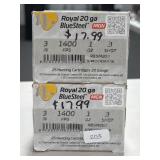 50 RDS RIO 20 GA SHOT SHELLS 3" - 1 OZ - 3 SHOT