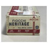 50 RDS FIOCCHI HERITAGE 32 S&W LONG AMMO 97 GRAIN