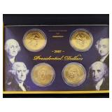 2007 PRESIDENTIAL DOLLAR SET - (4) DOLLAR COINS