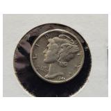 1944 MERCURY DIME