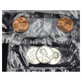 1943-P,D, & S STEEL CENTS, 1982 UNC LINCOLN SMALL