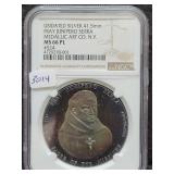 UNDATED SILVER 41.5mm FRAY JUNIPERO SERRA