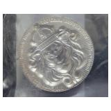 100 GRAM SILVER LION ROUND - APPROX 3.2OZ