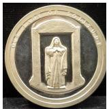 OUR LADY OF SOLITUDE .999 FINE SILVER MEDALLION-