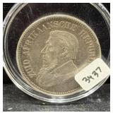 1892 SOUTH AFRICA 2 1/2 SHILLING COIN -