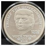 2016 TRUMP PROOF DOLLAR - 1 OZ FINE SILVER -