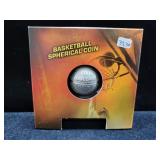 2021 1 OZ .999 FINE SILVER BASKETBALL SPHERICAL
