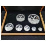 2017 MEXICO (7) LIBERTAD PROOF COIN COLLECTION -