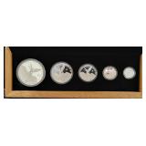 2015 MEXICO (5) LIBERTAD PROOF COIN COLLECTION -
