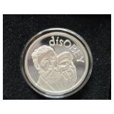 SILVER SHIELD 2017 THOREAU 1 OZ SILVER PROOF MEDAL