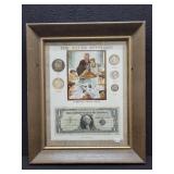 THE SILVER STANDARD FRAMED COIN CURRENCY