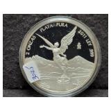 2011 MEXICO LIBERTAD 2 OZ SILVER ROUND