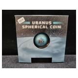 URANUS 2023 1 OZ .999 FINE SILVER SPHERICAL COIN