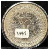 2019 AUSTRAILIA KANGAROO 1 OZ .999 FINE