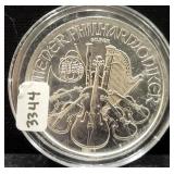 2021 AUSTRIAN 1 OZ .999 FINE SILVER 1.5 EURO COIN
