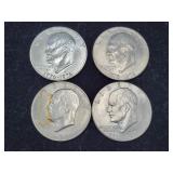 (4) EISENHOWER DOLLARS