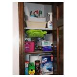 CLEANING SUPPLIES, LIGHT BULBS ETC