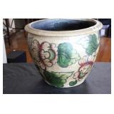 FLORAL DECORATED JARDINIERE