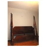 MAHOGANY KING SIZE POSTER BED