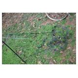 SHEPHERD HOOKS, TOMATO CAGES ETC