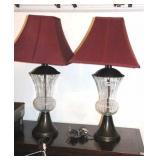 PAIR TABLE LAMPS