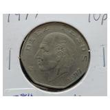 1977 MEXICO 10 PESO
