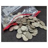 (250) ASSORTED BUFFALO NICKELS WITH DATES