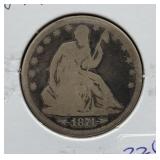 1874 SEATED LIBERTY HALF DOLLAR