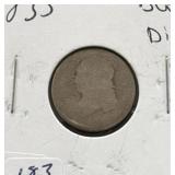 1835 BUST DIME